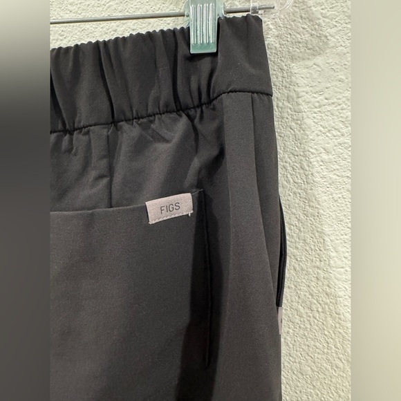 FigsPro Black Skinny Zip Fly Trouser Pants Size Medium - Picture 11 of 16